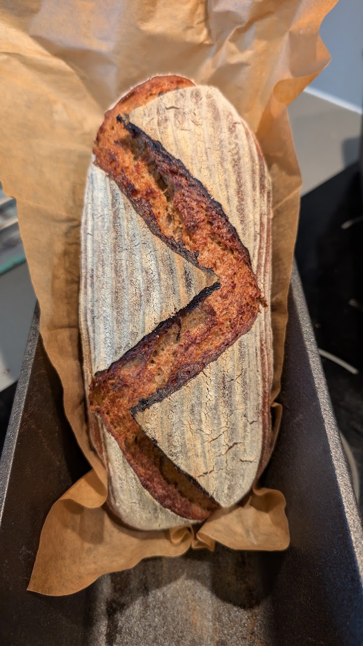 Wholegrain Sourdough Rye & Wheat Loaf